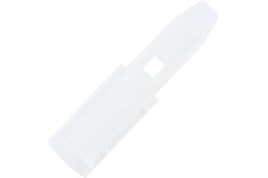 LABUYI 1 Pieza Perilla Palanca Manguito de Fijación,Perilla de cambio de marchas,Pomos de palanca de cambios,Cambio de Marcha De La Palanca del Adaptador,para Peu-geot,Citr-oen (Blanca)