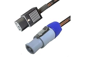 DG SYSTEMS ITALIA SRL DG Systems - Cavo da Powercon bianco a VDE femmina con cavo Nexans Titanex - Made in Italy (2 mt)