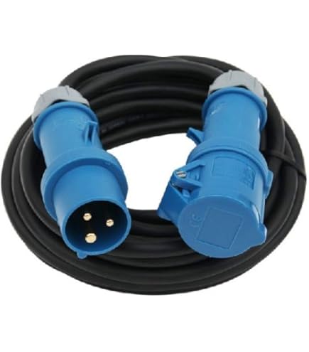 CEE-Camping H07RN-F 3x2,5mm² Gummikabel Verlängerungskabel Wohnmobil Kabel Caravan in GRÜN 10m