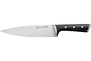 Lagostina Iceforce, Coltello da Chef 20 cm in Accaio Inox con Lama Raffreddata, Coltello da Cucina Ideale per Tritare, Sminuzzare e Affettare Diversi Ingredienti, Resistente alla Corrosione