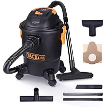 TACKLIFE Aspirador Seco-Húmedo, Aspiradora Hogar, 1000W, Función 3 en 1,