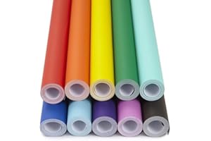 3 ACE CRAFTS Wrapping Paper roll, Large Display Poster Paper Roll, Backing Paper 10m x 76cm - 80gsm Art, School Craft, Packing, Table Runner, Notice Boards, Drawing, Painting, Backdrop, Kraft Paper. (Pack of 10)