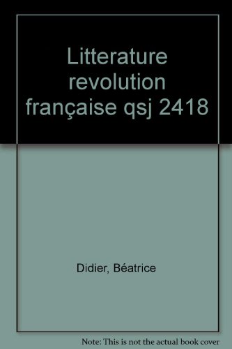 <a href="/node/28800">La Littérature de la Révolution française</a>