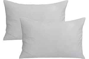 AISAWATE Funda de almohada para bebés pequeños, 40 x 60 cm, 2 fundas de almohada 100% algodón suave para cama de niños y niñas, almohada de viaje para niños con cierre de sobre (gris)