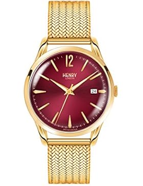 Henry London Unisex-Armbanduhr Holborn Analog Quarz Edelstahl HL39-M-0062