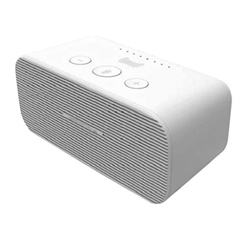 DONGBALA Smart Wireless Speaker Speaker System Portable Voice Control Mobile APP RemoteBattery (Bluetooth/Wi-Fi),White
