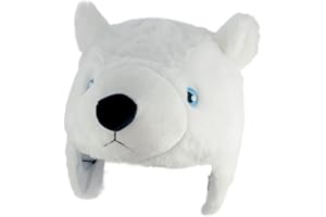 CRÉATIONS DANI Couvre Casque Peluche Ours Polaire Dani Creations