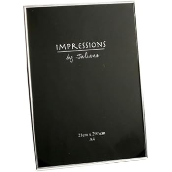 Hampton Frames EasyLoader Argento a4 21x30 cm Foto Certificato Telaio di Sicurezza plexi Vetro Photo Blend easa4svp