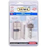Bijutek Yuma Bilyalı Tuzaklı Saten Renk Barel &Ccedil;elik Kapı G&ouml;beği 68mm (YM-B68BTS)