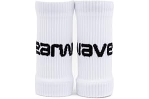 Earwaves ® Foster™ Sweatbands I Muñequeras Deportivas para el Sudor Cross Training I Uso con calleras I Algodón absorvente Transpirable I Fitness Padel Tenis.