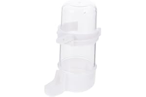 TOYANDONA Mangeoire Automatique pour Oiseaux Distributeur d'eau Portable en Plastique pour Cage De Perroquets Perruches Et Pigeons Accessoire Compact