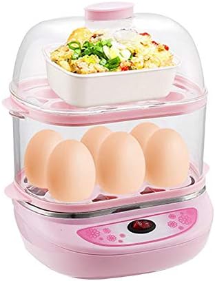 WangWtry Egg Cooker Electric, Egg Maker, Egg Boiler, New Double Layer Multifunctional Egg Cooker with Stainless Steel Auto Shut Off Feature