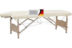 ‎PROMAFIT Promafit Spannbezug Für Massageliege Aus Baumwolle Set (5tlg.) Inklusive 4X Bezug Für Die Kopfstütze - Liegenbezug Für Massagebank Und Nackenkissen (OHNE Decke)