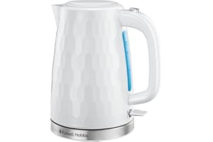 Russell Hobbs 26050-70 Chauffe-Eau `Honeycomb`, 1,7 Liter Blanc