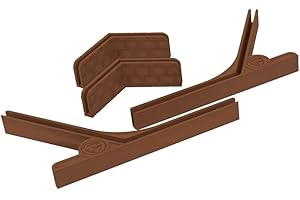 Feldherr Game Master Set Compatible avec HeroQuest (2021) - Kit de Mise à Niveau des Supports et des Porte-Pages pour Un écran Stable du Sorcier maléfique et du Livre de la Quête, Couleur:Brown