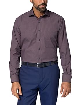 ETERNA Langarm Hemd COMFORT FIT Popeline kariert