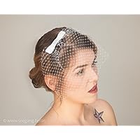 Braut Fascinator Schleier