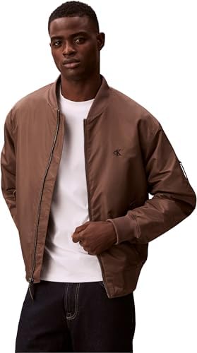 Calvin Klein Uomo Jeans Hero Bomber Lv04Rc526GGiacche, Marrone, S
