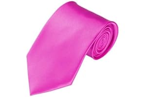 FATASH Boys Satin Elastic Neck Tie - Wedding, Prom, School Kids Clip-on Pre-Tied Tie with Elastic Neck Strap - Baby Necktie for Toddler School Uniforms and Formal Costume