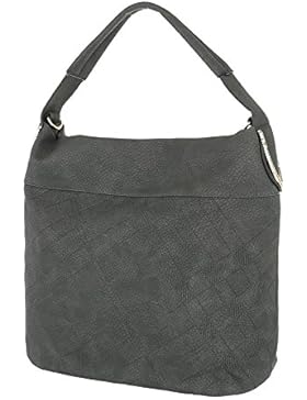 iTal-dEsiGn Damentasche Mittelgroße Schultertasche Handtasche Used Optik Kunstleder TA-F2006