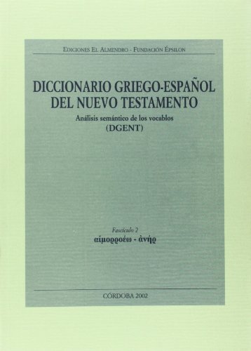 Gratuit Diccionario Griego Espanol Del Nuevo Testamento Vol 2 Analisis Semantico De Los Vocablos Pdf Telecharger Punitabirgir