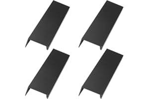 YUFANA 4 Pezzi Maniglia Nascosta Invisibile, Nascosto Maniglie Curve per Porta, Maniglie A Scomparsa Per Cassetti, Maniglie Per Mobili Nascoste, Sicuro e Durevole, per Cassetti, Armadi, Scarpiere, Armadi