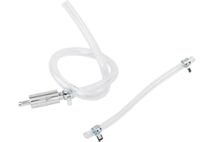 SacJkt Motorcycle Hydraulic Brake Bleeder, Clutch Bleeding Hose with One Way Valve, Rubber Universal Brake Bleeder Tool for Motorcycle Car