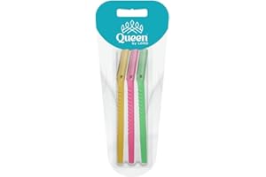Queen By Lord Eye Brow Trimmer and Facial Face Hair Remover 3-Pieces