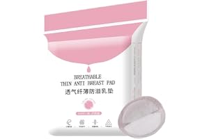 Premium Disposable Nursing Pads for Breastfeeding Moms - 100 Soft, Super Absorbent and Leak-Proof Breast Pads Individually Wrapped
