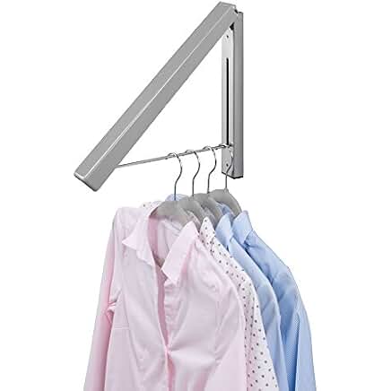 Tringle à Vêtements Escamotable 35cm - Pour Pantalons Et Cravates - Gain De Place Armoire