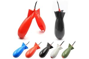 GENERIC Spomb Bait Rocket Carp Fishing Spod – Floating Bait Delivery System for Accurate Casting – Fast Release Dispenser for Particles, Pellets, Boilies – Medium or Large – Multiple Colours