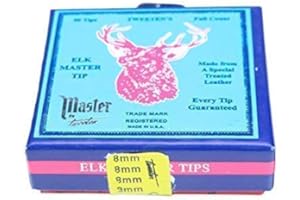 ELK-MASTER Elkmaster Glue on Cue Tips, 8mm (5pcs)