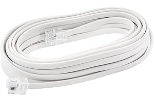 GEFOM Cordon téléphone Rj11/Rj11 longueur 10M