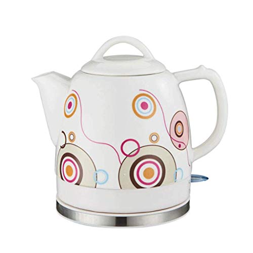 YSkettle Bouilloire lectrique en Cramique Amovible Base Boil Protection Sche Bouillonne Eau Rapide Th Soupe  Caf Farine D'avoine 1.2L Color