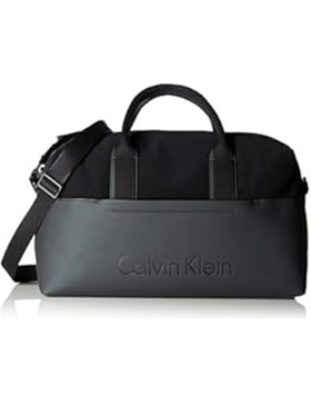 Calvin Klein Damen Susi3 Medium Gym Bag Henkeltasche, Schwarz (Black), 17.5x25x40 cm