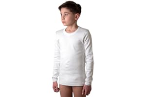 ZZZ ZZZ PETITE ABEILLE Made in Italy- 3 Maglie Intime per Bambino 100% Caldo Cotone Invernale