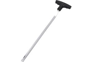 Generic Club Grip-borttagningsverktyg i Rostfritt Stål V-spår med T-handtag för Snabb Borttagning Av Grepp och återanvändning Av Gamla Grepp, Perfekt för Golfentusiaster, 14,6 Tum Lång