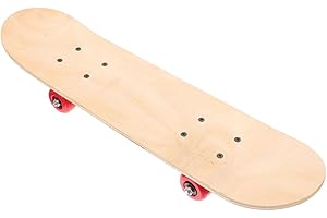 Toyvian Kids Blank Skateboard Diy Graffiti Skateboard 43x13cm Double-sided Design for Children Outdoor Sports