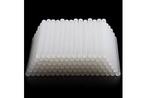 Requisite Needs Hot Melt Glue Sticks Electric Gun Craft Tool, Long Size Strong Adhesive Hot Glue Gun Sticks (7mm x 100mm (Pack of 100))