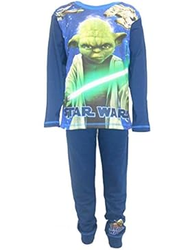 Star Wars Yoda Disney Jungen-Nachtwäsche Schlafanzug Schlafanzug