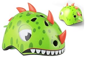 Lelestar Dinosaur Bike Helmet For Kids Children's Bicycle Helmet For Girls Boys Skateboard Scooter, Sports Cycling Helmet Baby Toddler Helmet