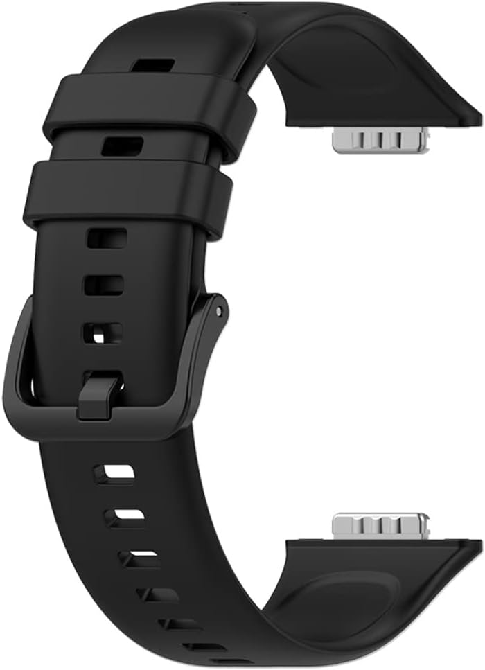 Coverzone Huawei Watch Fit 2 ile uyumlu Saat Kayışı Ent Kaliteli Huawei Watch Fit 2 ile uyumlu Spor Saat Kontrast Renkli Lagniappe Silikon Kordon