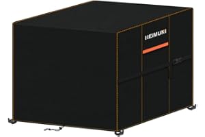 HEIMUNI Copertura per Mobili da Giardino, Copertura per Divano Lounge Impermeabile con Prese d'Aria, Copertura Protettiva Mobili da Giardino per Giardino Anti-UV，90x90x90cm