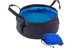 BJ-Shop Bacino Pieghevole,Secchio Pieghevole Lavabo Portatile Leggero a Prova di perdite con Borsa per Il Campeggio da Corsa Lavaggio Pesca 8.5L
