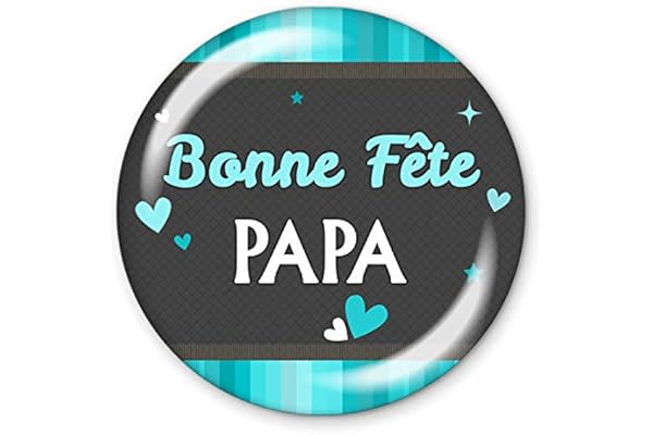 COLLEEN ILLUSTRATIONS Magnet 56mm Bonne fête papa