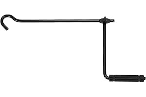 Bottam Car Jack Hand Crank Wheel Spanner Handle for Scissor Car Lift, Black (143474)