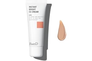 FACED Face D - CC Cream, Crema Corretrice del Colore con Acido Ialuronico e SPF 20, Medium, 40 ml…