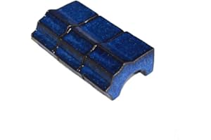 Woodlodge Products YFBBL Large Blue Glazed Pot Feet, Pack of 3