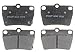 Produktbild ACDelco 17D1051C Professional Ceramic Rear Disc Brake Pad Set