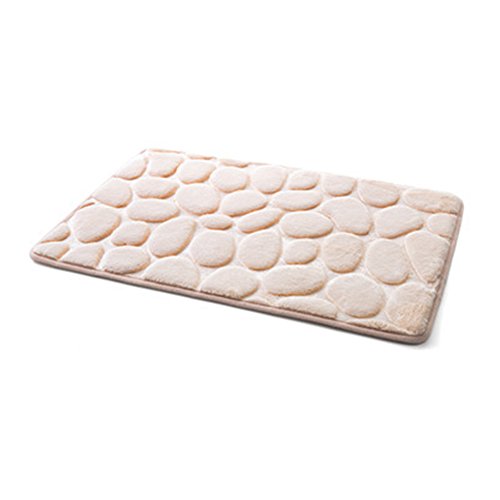 Preisvergleich Produktbild Rutschfester Teppich mit hinmay saugfähig Cobblestone Teppich für Küche Badezimmer-Tür-Matte, Teppich, Teppich, Teppich, 1, Free Size